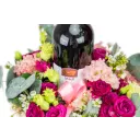 květinový box s vínem